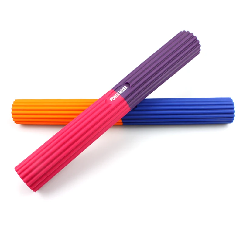 32 40cm Silica Gel Rotate Bar for Arm Wrist Strength Training Indoor Fitness Gym Tennis Elbow Rehabilitation Muscle Relaxation arm strength trainer hand wrist exerciser