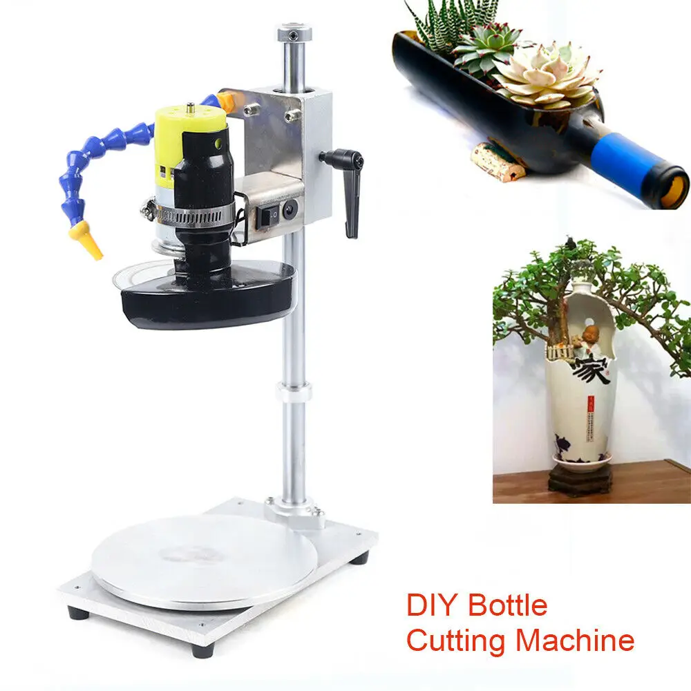 10 pieces glass bottle cutting machine DIY machine cutting wine beer  whiskey alcohol champagne craft gloves glasses accessories - AliExpress