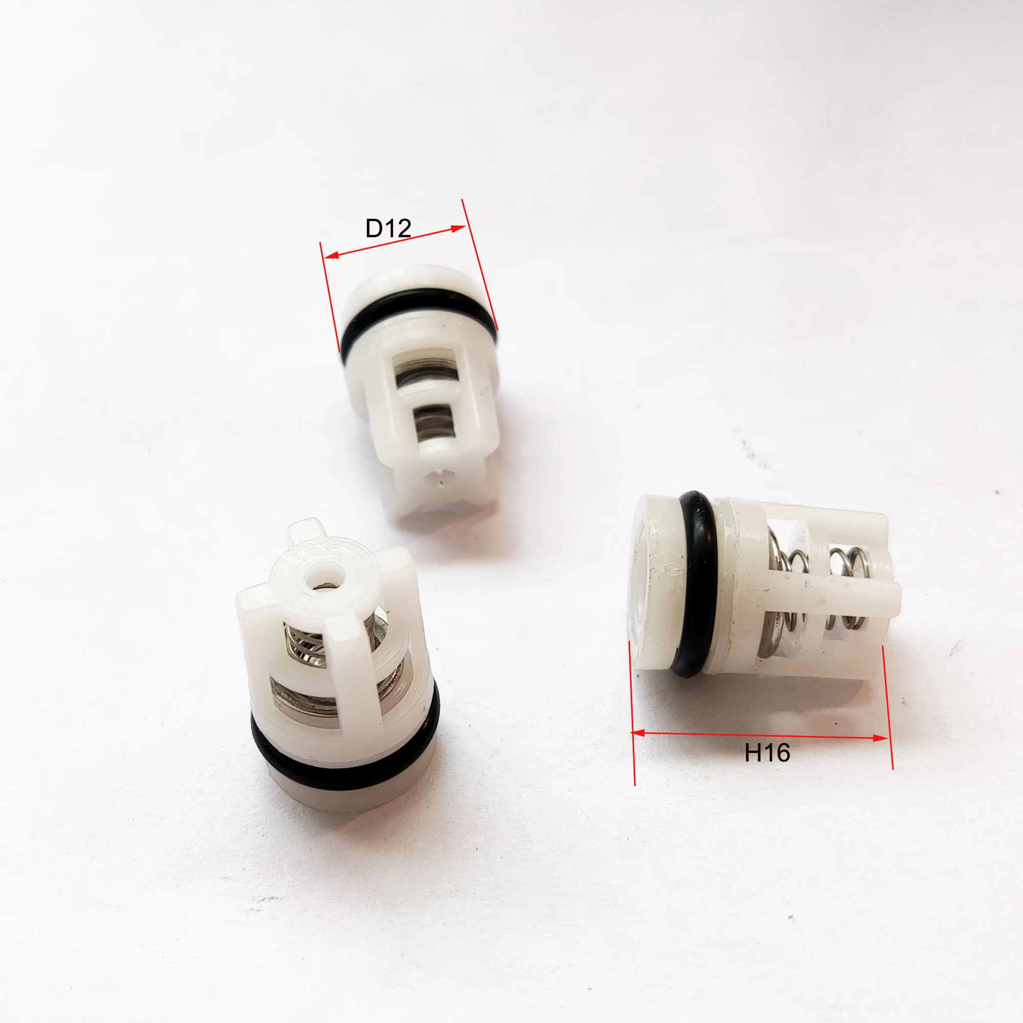 3PC Check Valve Repair Kit Axial General Pump Inter Power High Pressure Washer Water 9.5 12 13 14 MM QM180 pressure washer accessories
