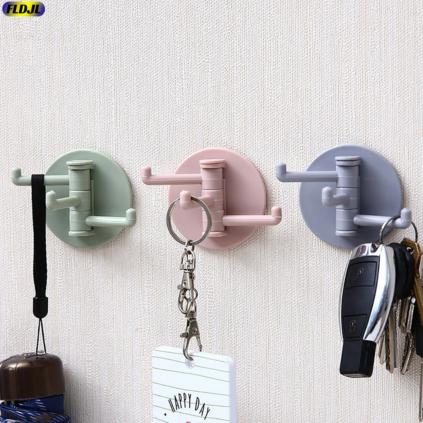 Self Adhesive Kitchen Wall Door Hook Key Holder Rack Towel Hanger Bathroom Hooks Multi-Purpose Storage Organizer |