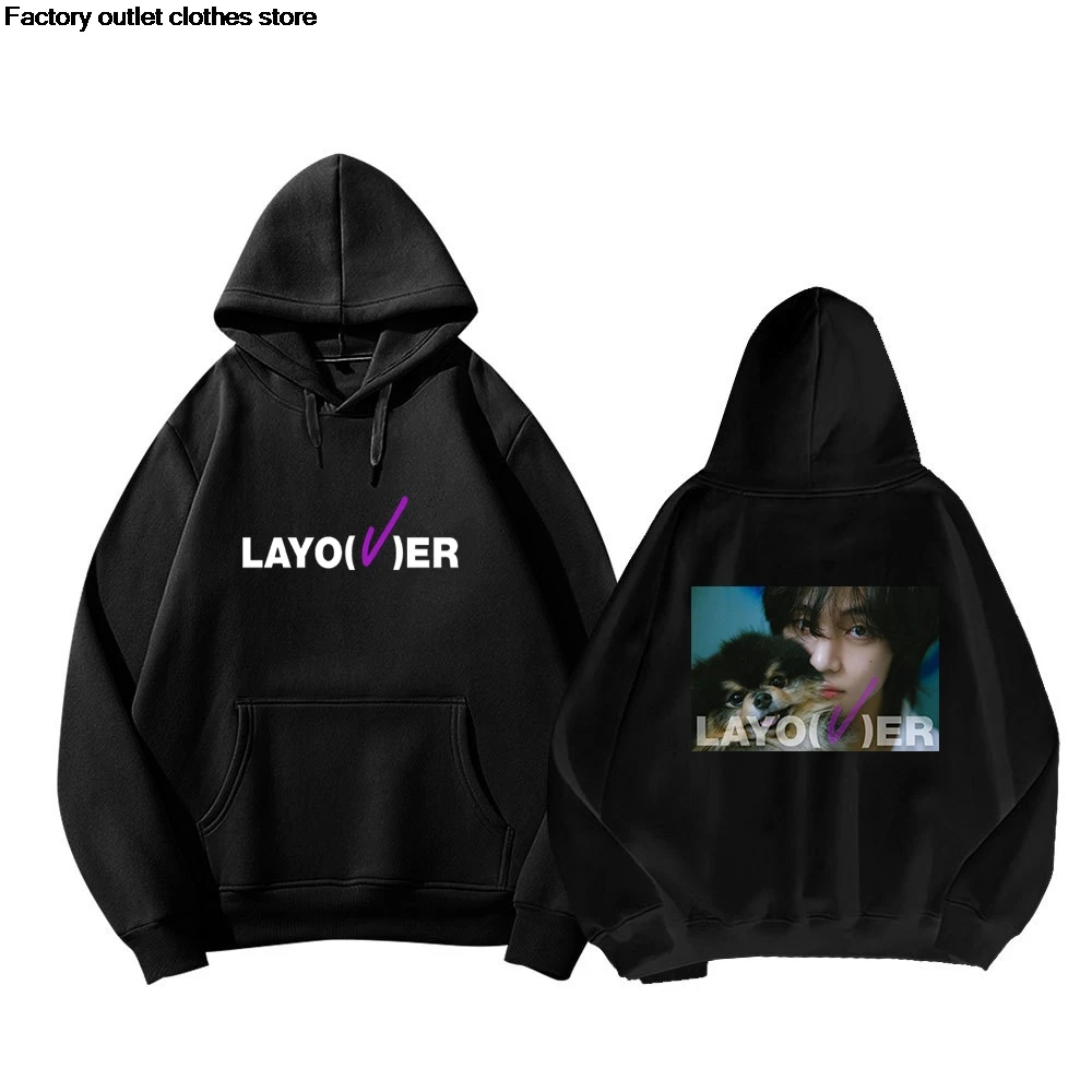 

Толстовки LAYOVER, свитшоты, мужские/женские модные пуловеры, одежда Kpop Merch