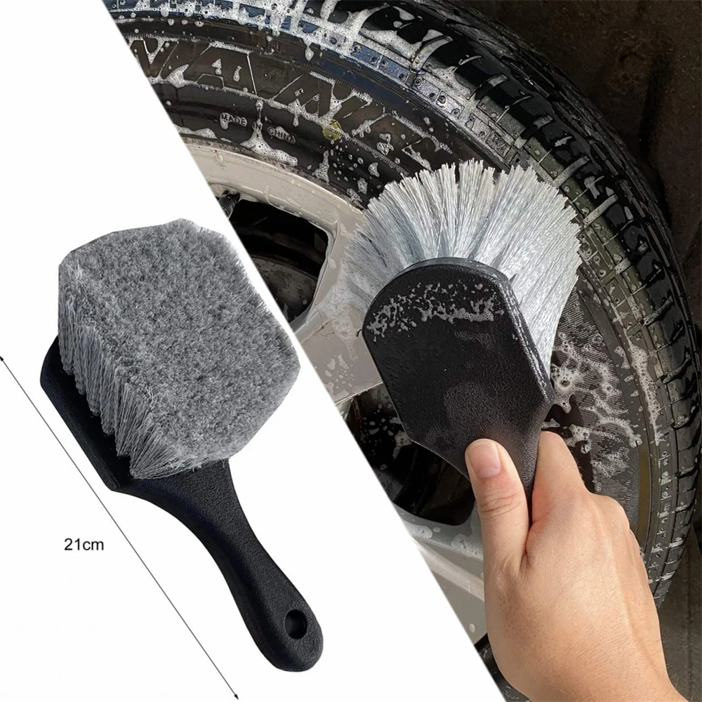 AutoTireRimBrushDustRemovalWheelHubCleaningBrushesCarWheels