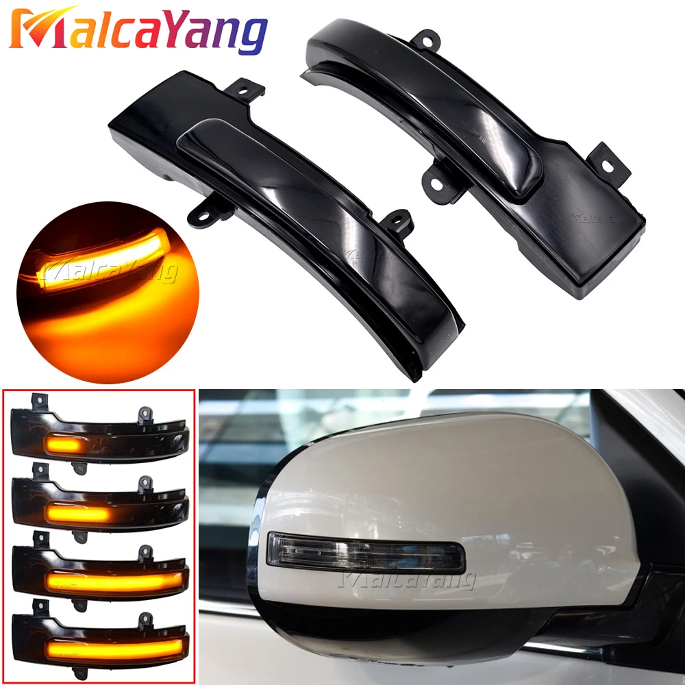 2 Pieces LED Dynamic Turn Signal Blinker Sequential Side Mirror