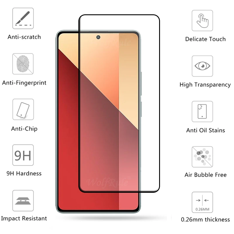 6-in-1 Full Coverage 9H Screen and Lens Protector Set