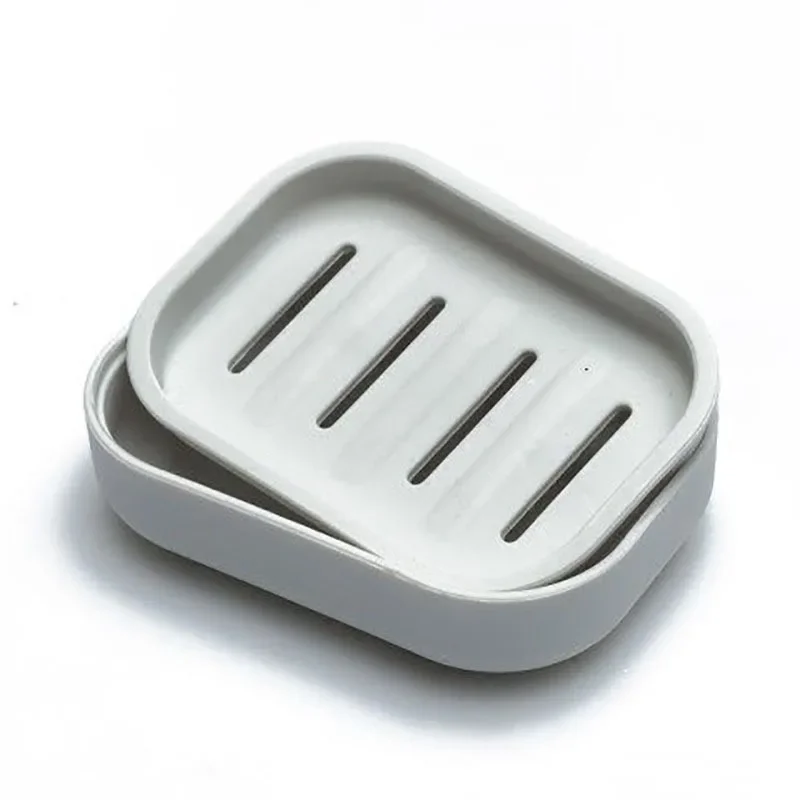 1Pcs New Bathroom Dish Plate Case Home Shower Travel Hiking Holder Container Soap Box Plastic Soap Box Dispenser Soap Rack