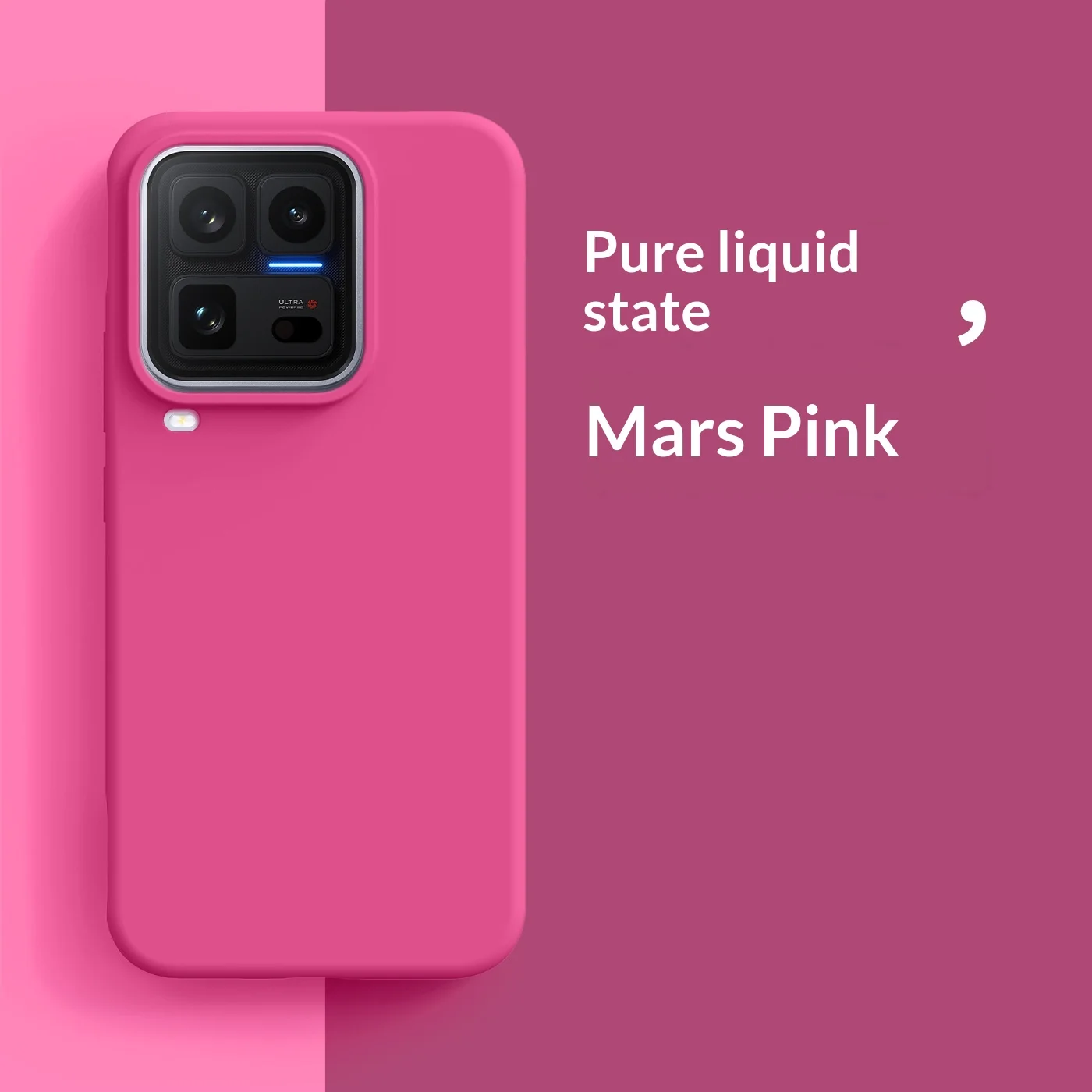 Simple Solid Color Liquid Silicone Shockproof Case - Skin-Friendly Handle Cover