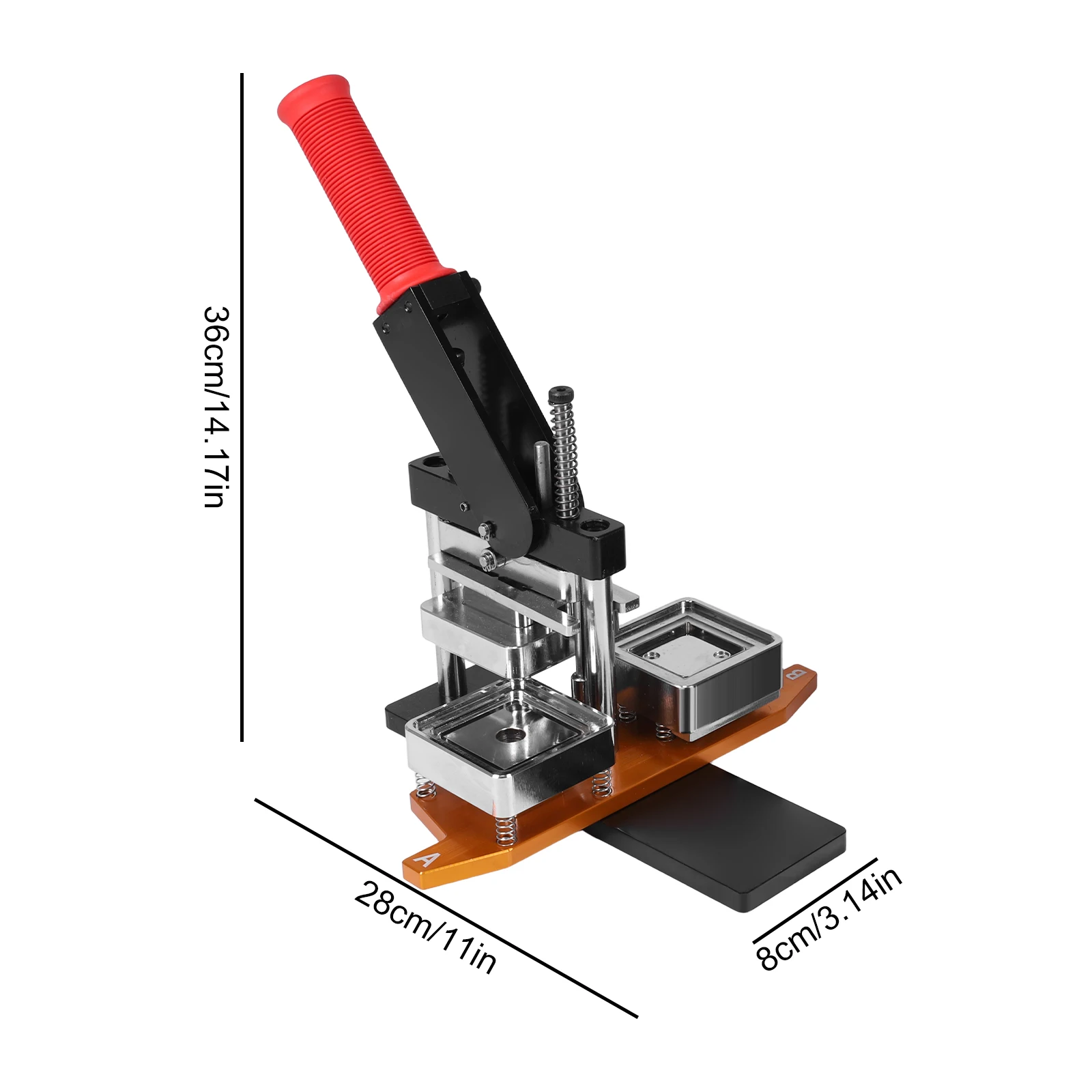 Metal Square Magnet Making Machine Kit for Crafting Home Use