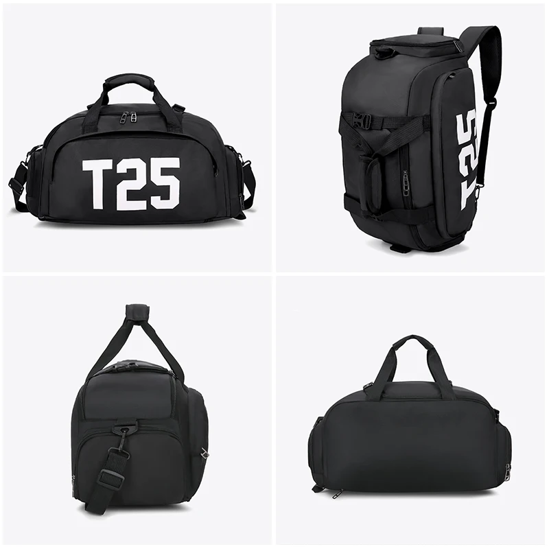 Fitness bag football backpack swimming taekwondo waterproof backpack luggage bag printed pattern