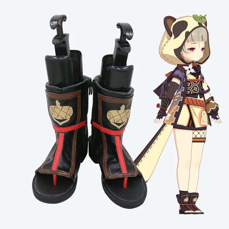 

Game Genshin Impact Cos Shoes Highly Restored Sayu Cosplay Theme Anime Pu Leather Comfortable Boots