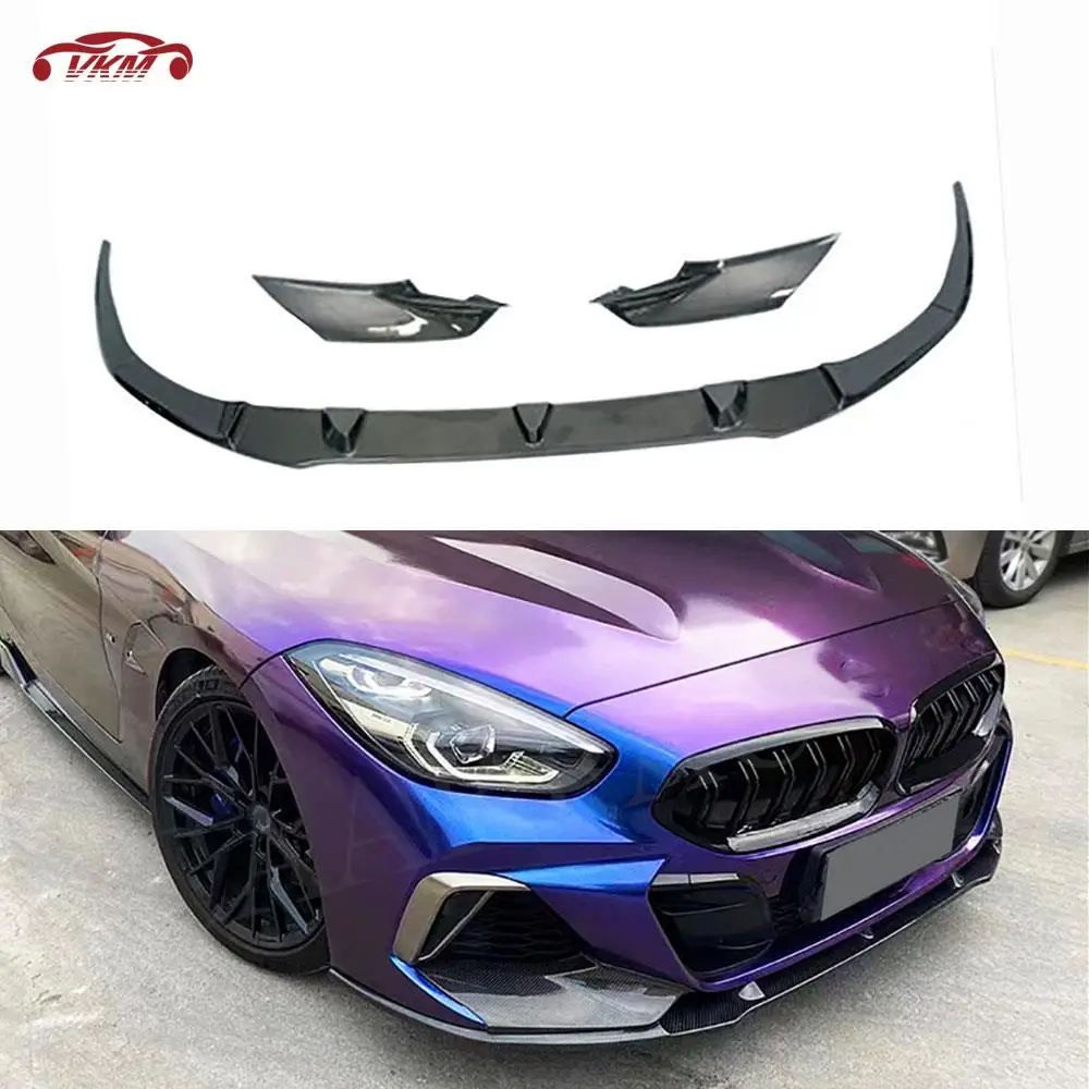 

Передний бампер разветвитель губ для BMW Z4 G29 M Sport 2019 2020 2021 углеродное волокно передние капы фартук утюжк