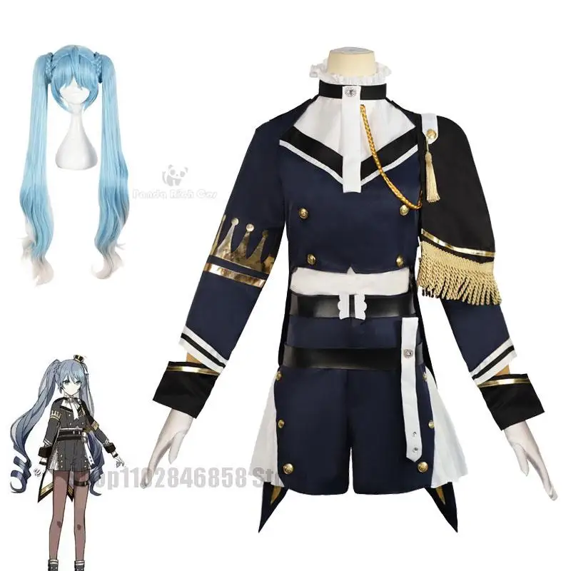 

Virtual Singer Cosplay Wig Costume Project Sekai Colorful Stage Feat. Girls Military Uniform Payment Stage Cosplay Party Suit