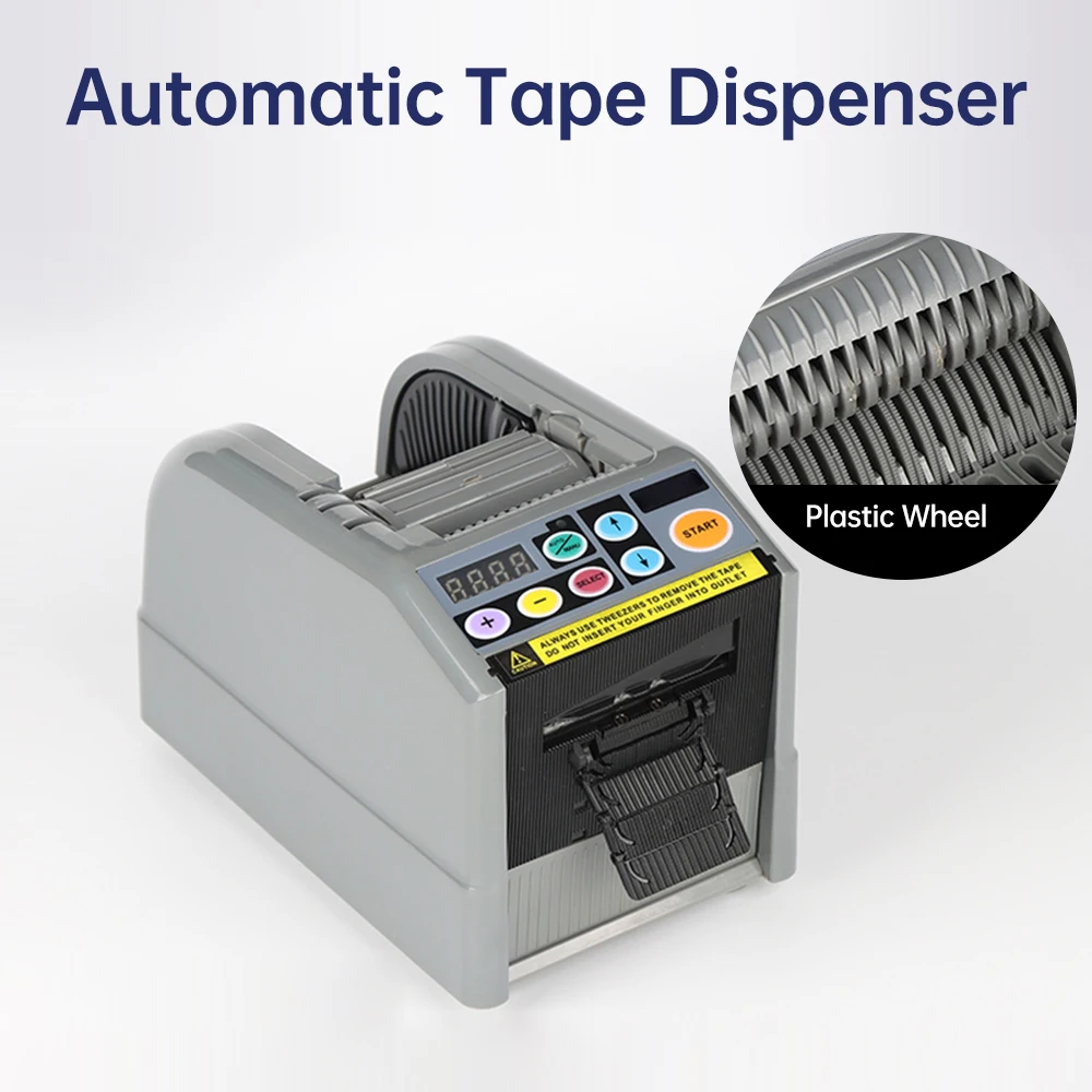 Professional Packing Equipment Automatic Tape Dispenser 2 Tapes Cutting Machine for Various Adhesive Tape/ Elastic Ribbons