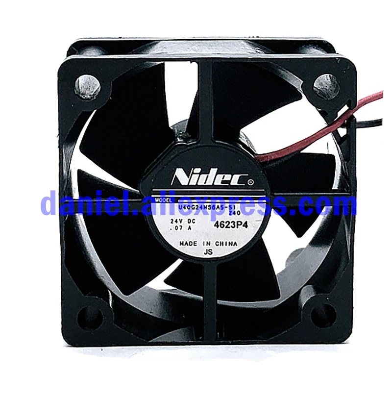 

Original U40G24MS6A5-51 24V DC 0.07A 2-wire 4cm double ball inverter fan