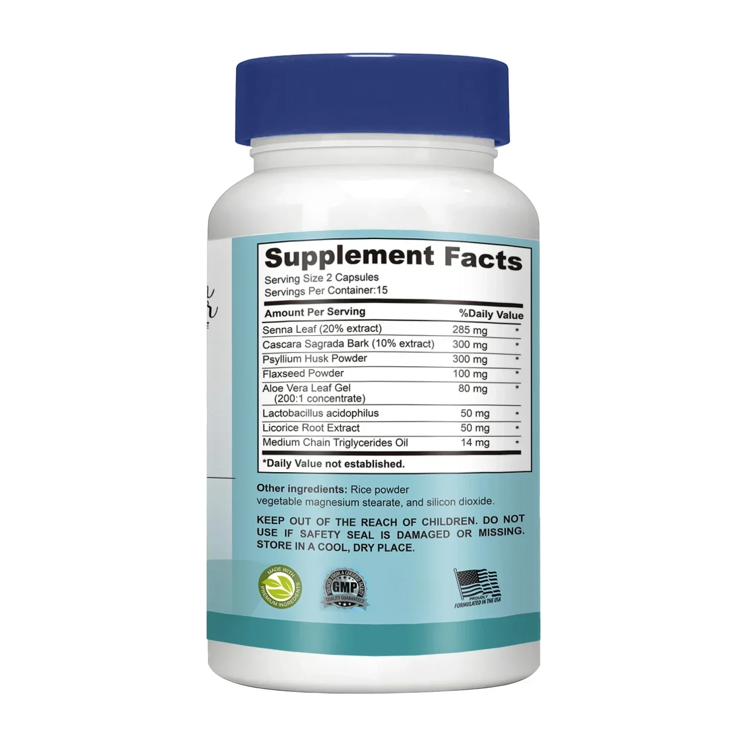 Capsule Slimming Cleanse 15 Day Cleanse Colon Digestive Health Constipation and Bloating Relief Weight Management