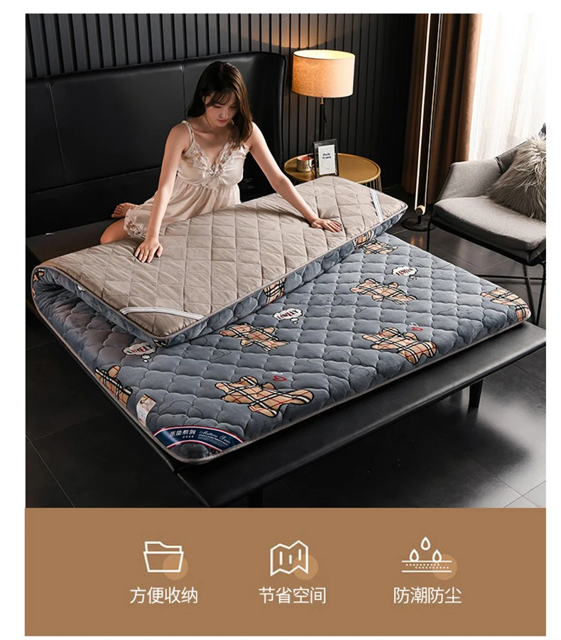 Description Picture 4 of itemMattress upholstery Household 1.5m 1.8m bedding thickened single bed winter student dormitory bed mattress mattress