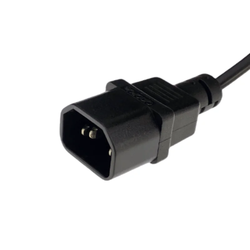 UPS PDU, EU 전원 어댑터 코드, 30CM용 유럽 2Pin 암 전원 케이블에 IEC 320 C14 수 플러그