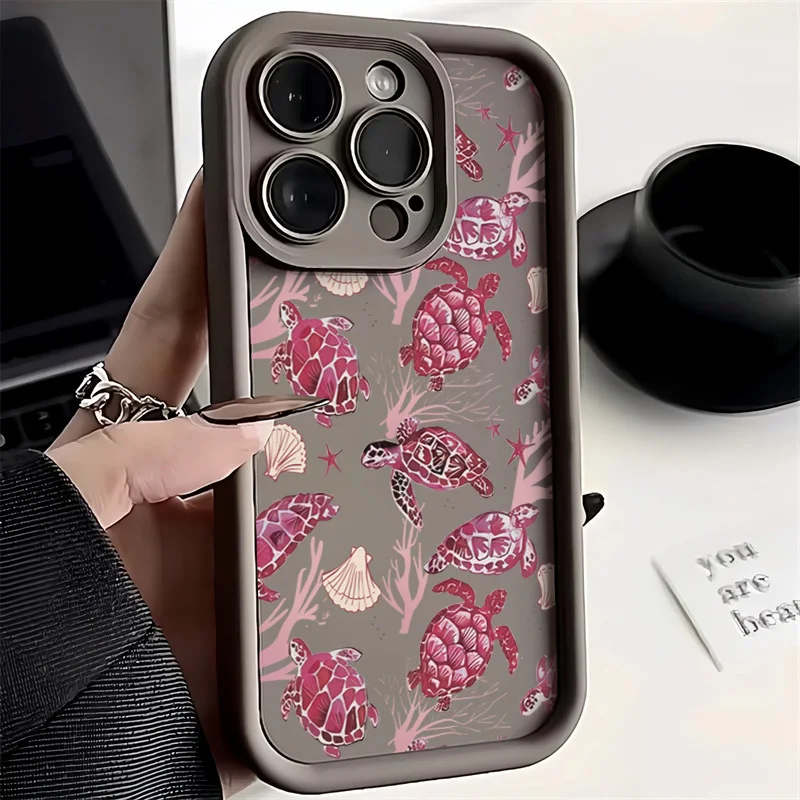 Colorful Artistic Turtle Phone Case