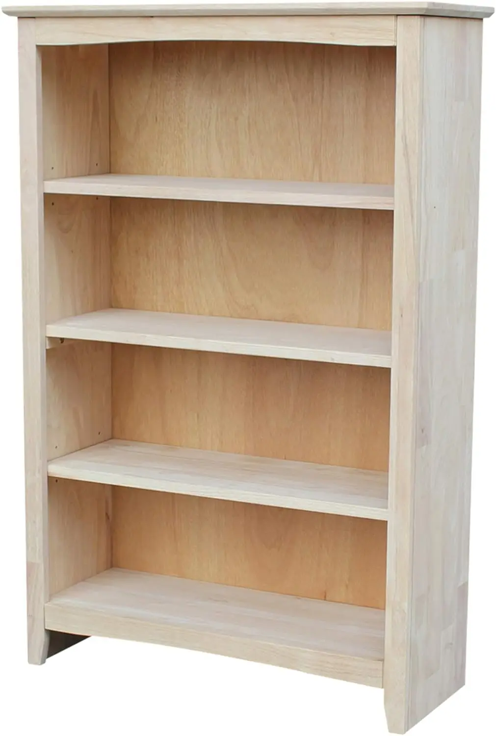 

Shaker Bookcase, 48-Inch, Unfinished 48 Inch