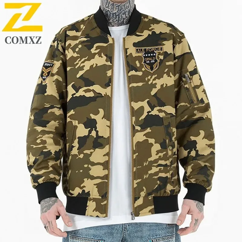 EIAO Early Autumn Men's Sports Jacket Versatile Trendy Loose Fit Casual Coat Streetwear Korean Style Fashion Outerwear  New 2025