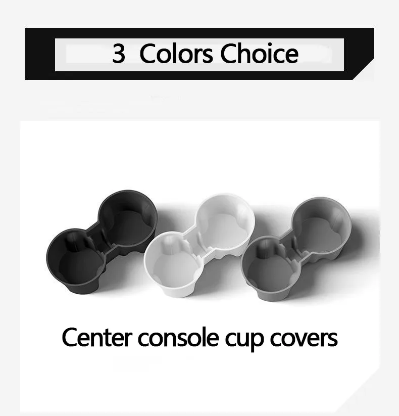 For Tesla Model Y Juniper 2025 Interior Accessories Cup Holder Silicone Center C