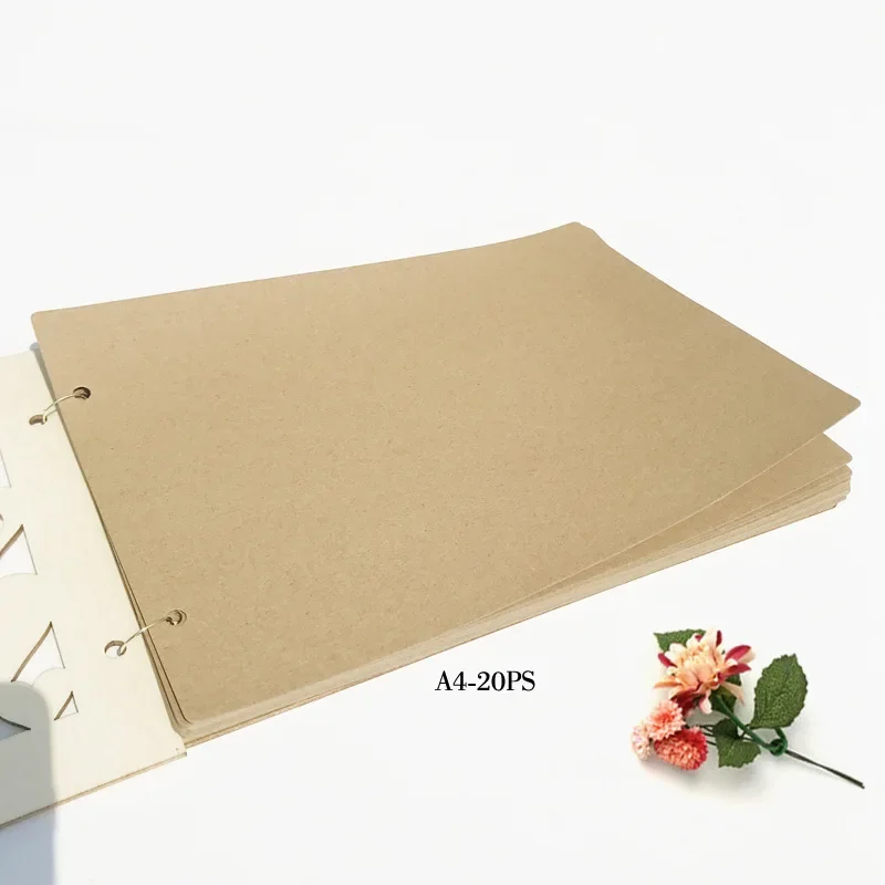20 Pages Wooden Wedding Guest Books Mrs & Mr Creative Photo Frame Sign Signature Book Rustic Sweet Wedding Decoration Supplies