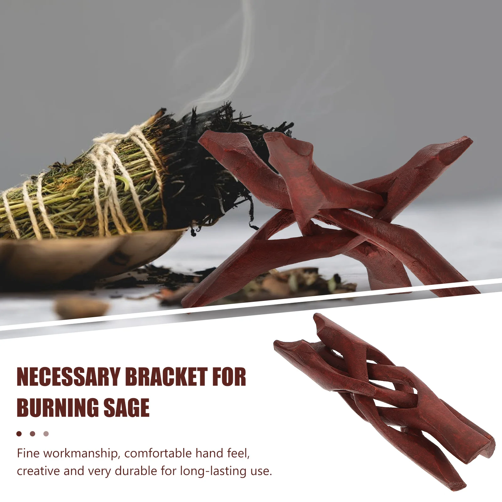 Wooden Tripod Stand Snake Shape Rack Creative Display Easel Durable Wood Stand Carved Tripod Supplies Wooden Display