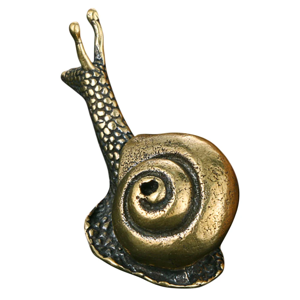 

Decor Pure Copper Snail Ornaments Office Household Home Vintage Style Sculpture
