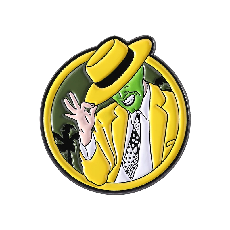 دبابيس/زينة مطاطية مستوحاة من فيلم القناع (The Mas...