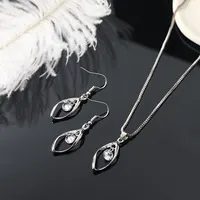 3pcs Necklace Earrings Set