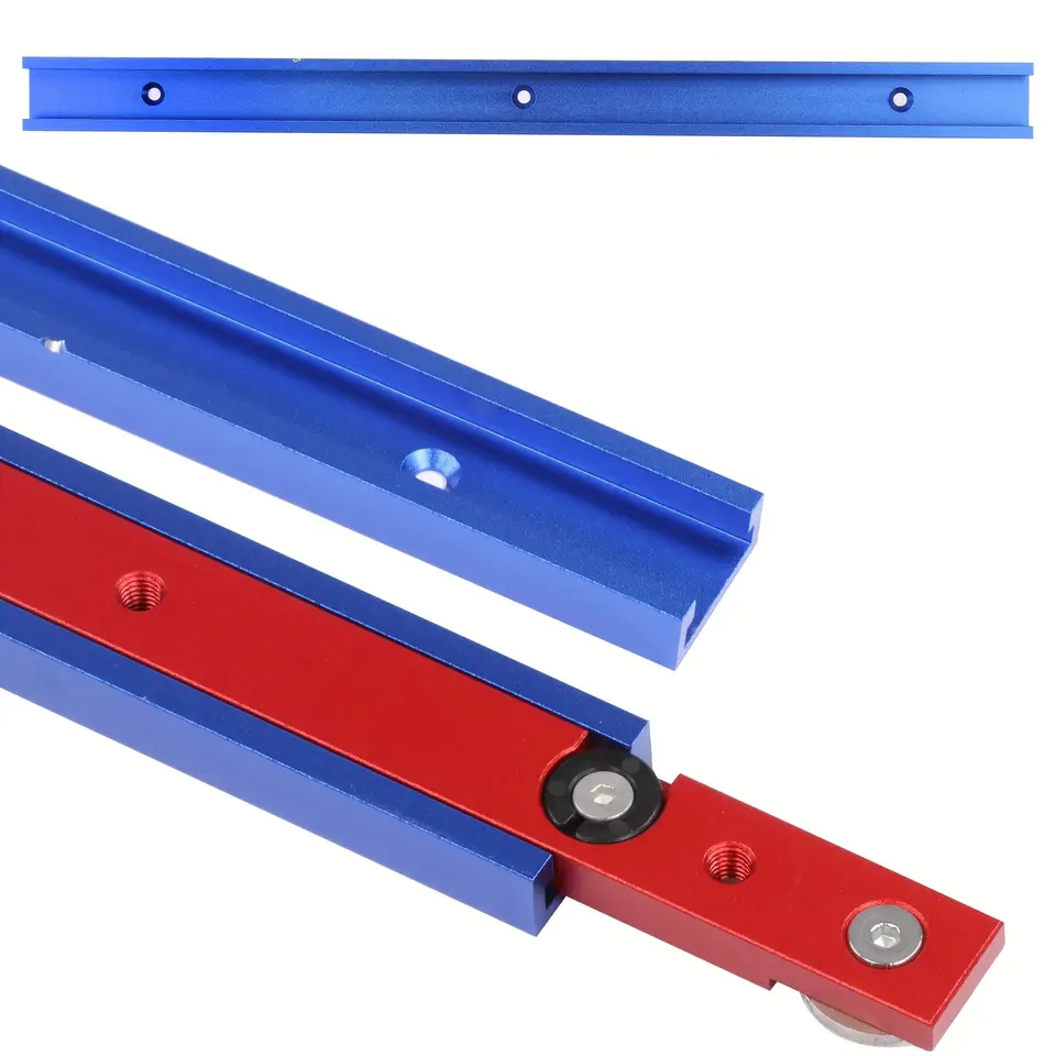 Heavy-Duty 300/450mm Aluminum Alloy T-Track Miter Gauge Rod - Perfect for DIY Carpentry & Professional Woodworking Tools image 5