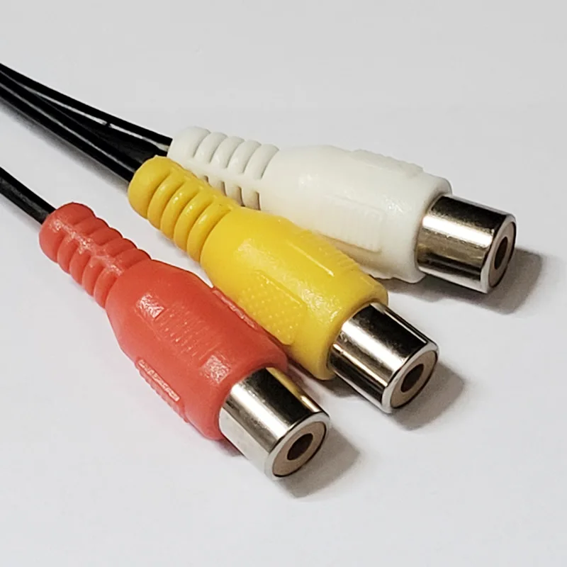 Futheda Cavo splitter audio da 3,5 mm maschio a 3 RCA femmina, cavo