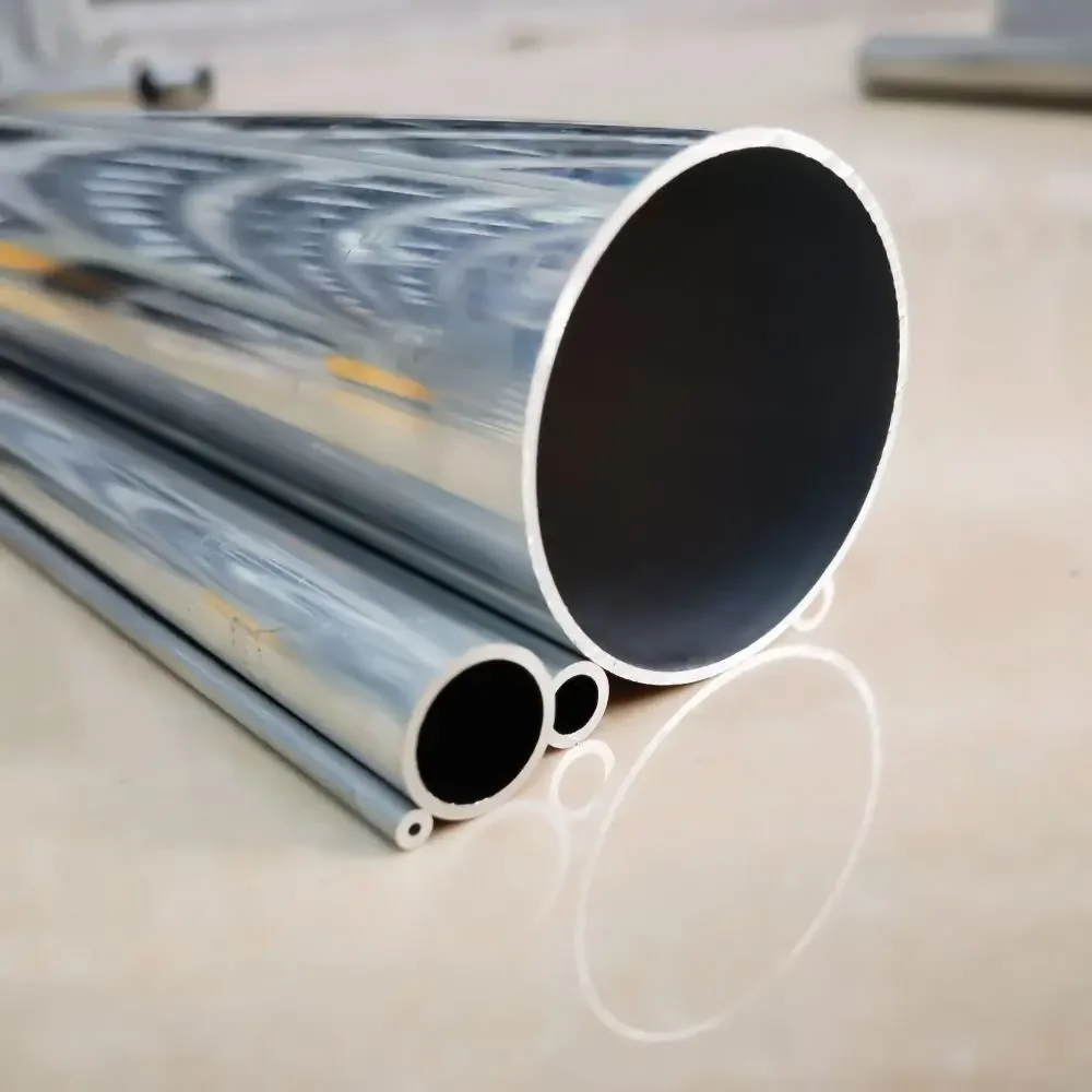 tubo de liga aluminio redondo diametro 01