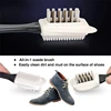 3 Side Cleaning Shoe Brush Plastic S Shape Shoe Cleaner For Suede Snow Boot Leather Shoes Household Cleaning Tools & Accessories 5