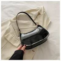 HOMEFIH PU Leather Handbag Solid Color Cherry Pendant Casual Shoulder Bag Versatile Fashion Commuting Bag for Girls Underarm Bag 4