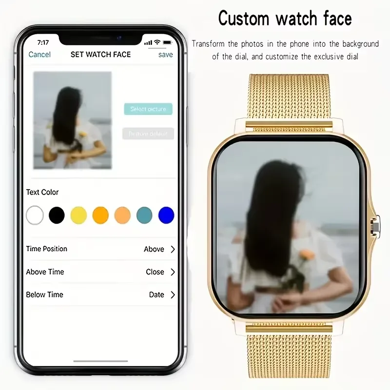 2026 New Fashion Smart Watch 1.83 Inch Full Touchscreen Bluetooth Call Music Player Message Smartwatch For Men Womend 4
