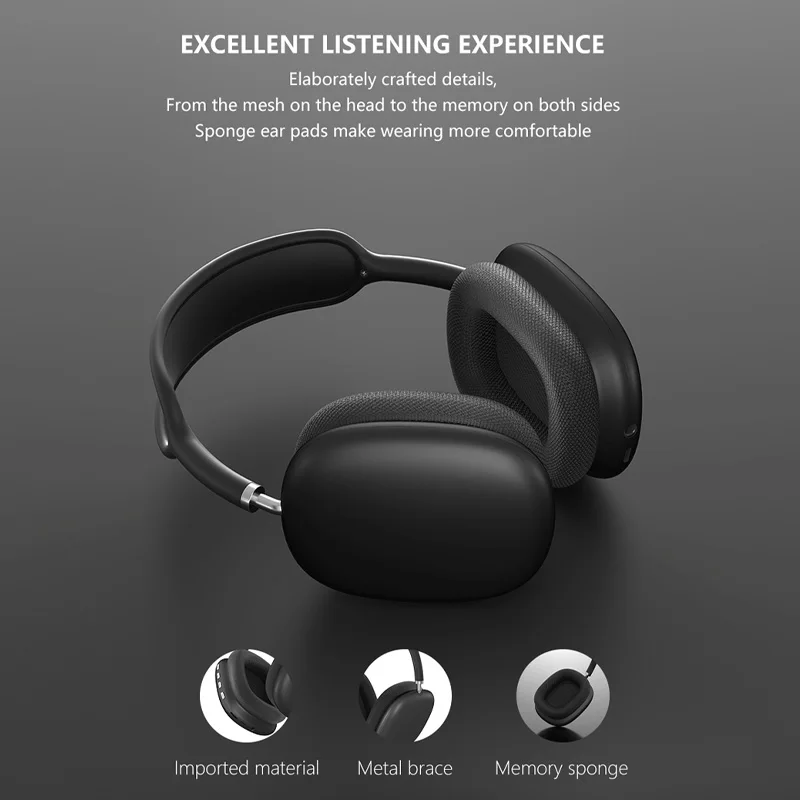 P9 Wireless Bluetooth Headphones with Mic Noise Cancelling TWS Headsets Stereo Sound Earphones for iPhone Sumsamg Android IOS - Image 4