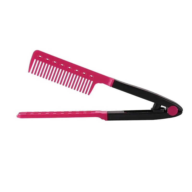 Bestselling Hairdressing Comb - V-Clip Styling Hair Brush Home Straightening Tool, Wholesale 5