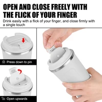 Thermo Cafe Coffee Mug Car Thermos Mug 380/510ML Leak_Proof Travel Thermo Cup for Tea Water Coffee Double Stainless Steel 4