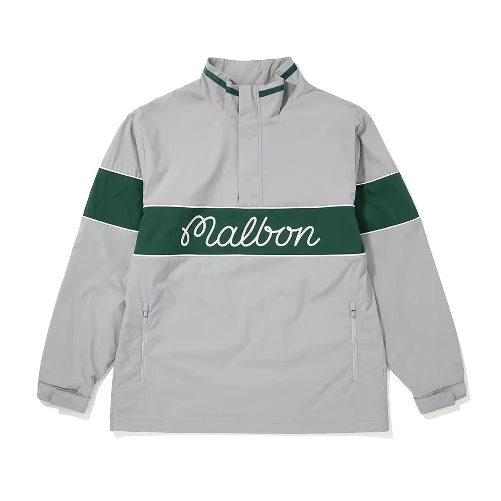 Malbon Golf Birds Of Georgia - Blue Jay Wind Shirt