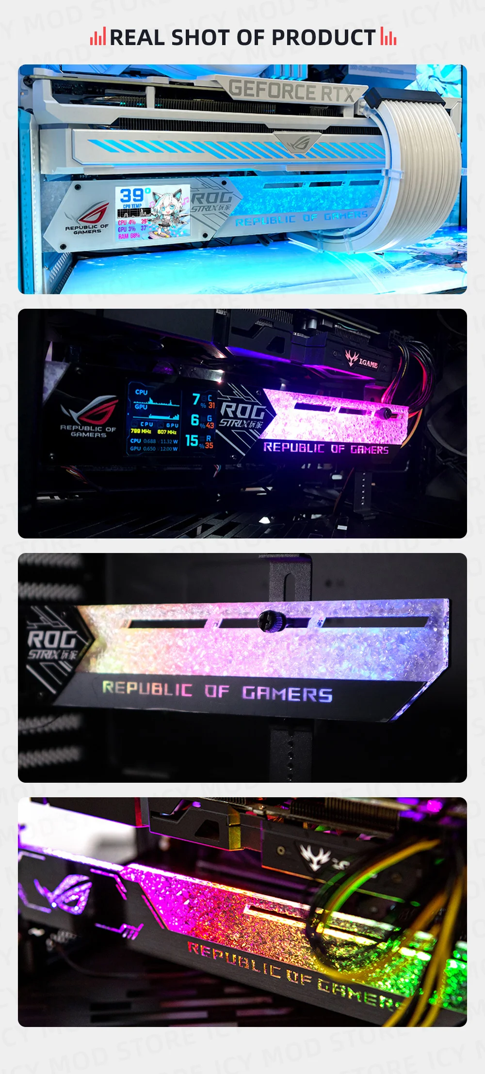 Lcd gpu suporte rgb vga suporte 2.2