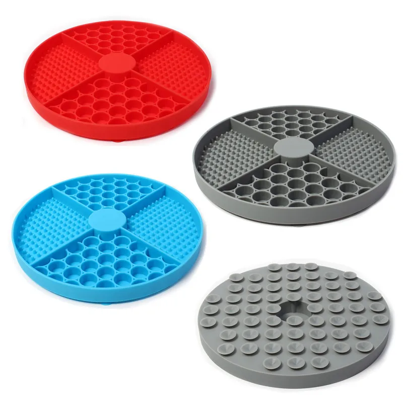 Pet Supplies Silicone Licking Mat Cat Slow Feeder With Suction Cup Slow Feeding Pad Dog Licking Pad Anxiety-relieving Utensils 6