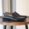 Winter Casual Slip-On Men's oes Young People's Bean Bean oes Briti Sle Leather oes Men's Commuter Leisure oes