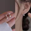 Trendy Butterfly Star Snake Flower Stud Earrings for Women Metal Small Jewelry Scissors Rhinestones Ball Beans Heart Earrings 5