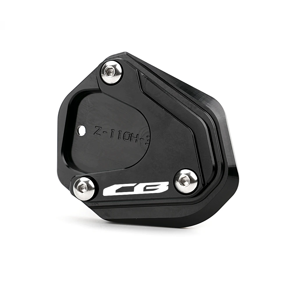 CNC AI Motorcycle Kickstand Side Stand Foot Extension Pad For Honda CB650R CB500F CB500X CB400X CB300R CB125R motorcycle kickstand pad