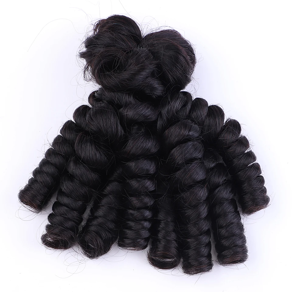 Wand Curls Crochet Bulk Hair Jamaican Bounce Curls Crochet Human Hair Jamaican Twist Braiding Hair Extensions Natural Black 2
