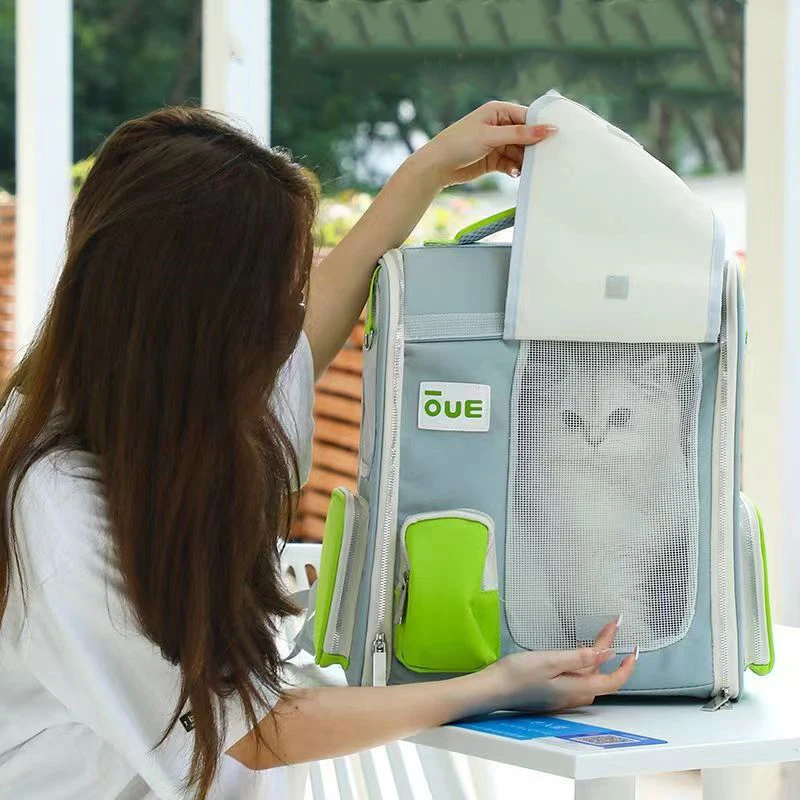 Cat Carrier Bag Portable Collapsible Breathable for Medium Cat Dog Backpack For Cats And Small