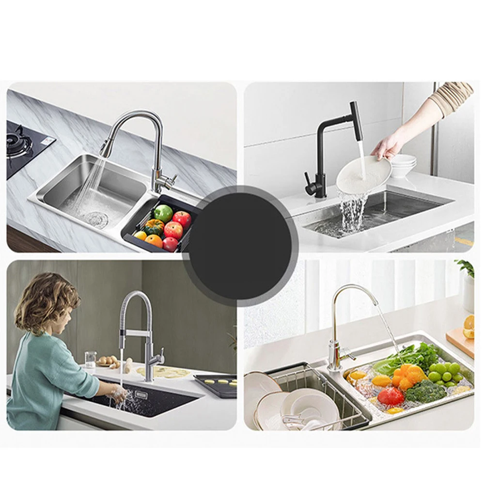 Faucet Mat 1pcs 37x14cm Splash Water Catcher Mat Kitchen Sink Draining Pad