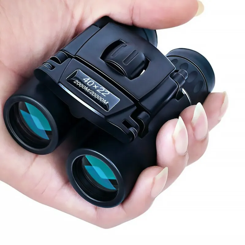40x22 HD potężna lornetka 2000M daleki zasięg składany Mini teleskop BAK4 FMC optyka do sportów myśliwskich Outdoor Camping Travel_voghion.com