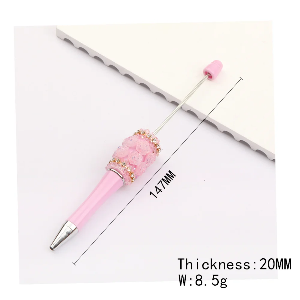 Cordial Design 20Pcs 20*147MM Jewelry Findings & Components/Beadable Pen Findings/Cute Plastic Pens/DIY Beaded Pen Accessories - cordial