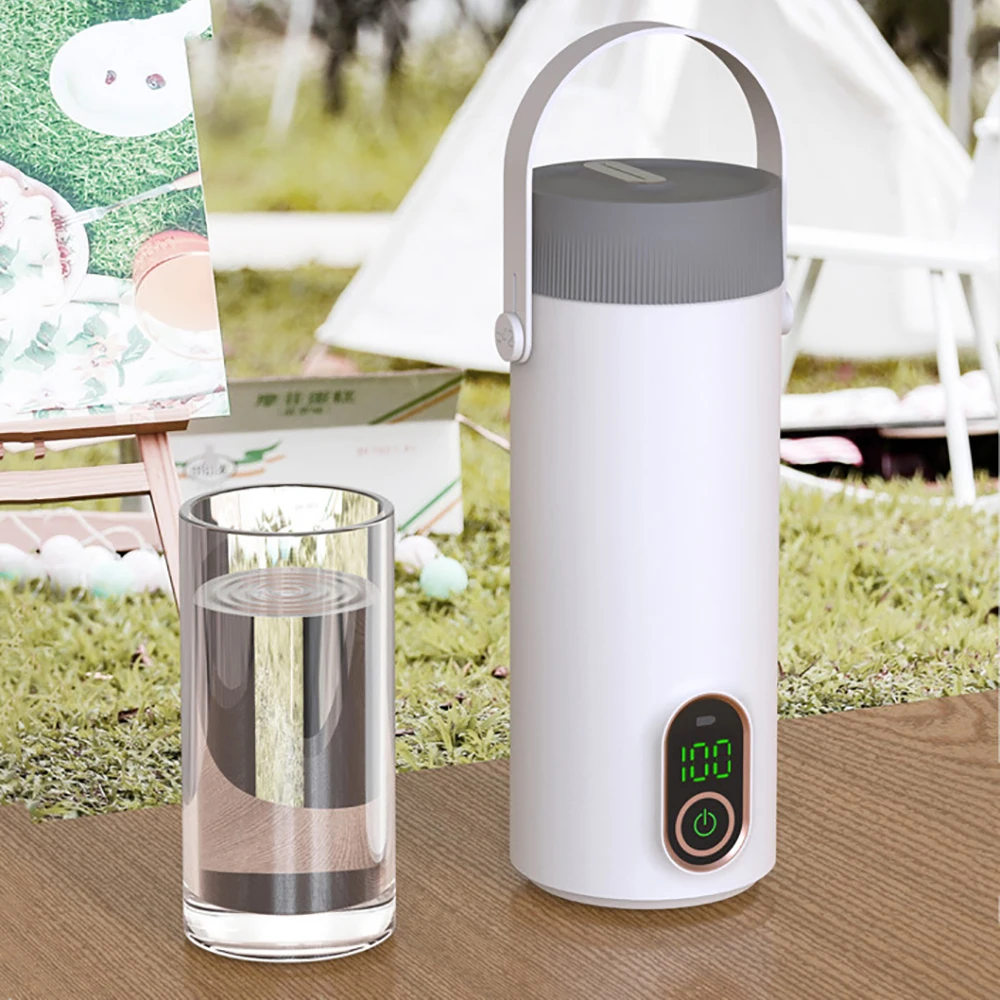 Wireless Portable Electric Cup 27000mAh Rechargeable Battery 400ML 4 Gear Temperature Adjustment 45℃ 55℃ 80℃ 100℃ Boiling Water